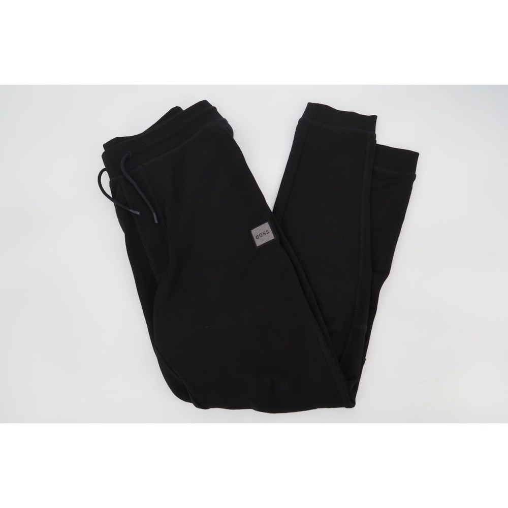 Hugo Boss Sestart Sweatpants Mens Small Black Joggers Drawstring Elastic Waist